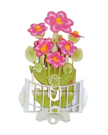 Bunch of Pink Flowers, Popup card #12 - Image 19