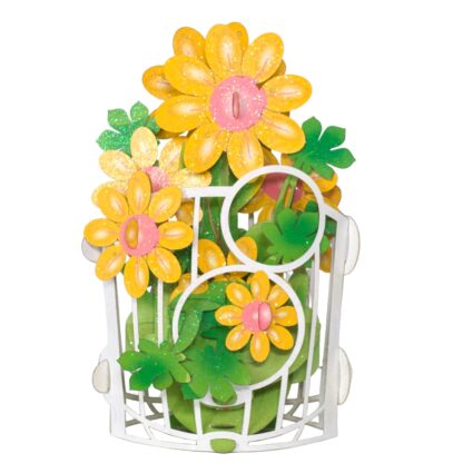 Tea Flower Bouquet Popup card #26