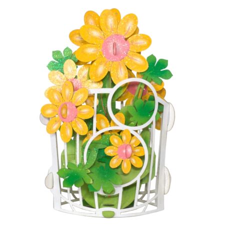 Tea Flower Bouquet Popup card #26