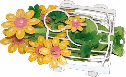 Tea Flower Bouquet Popup card #26 - Image 12