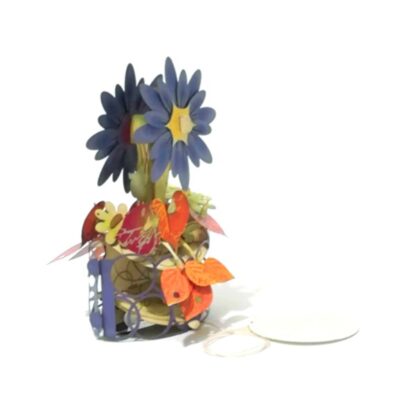 Blue Flower Popup card #24 - Image 4