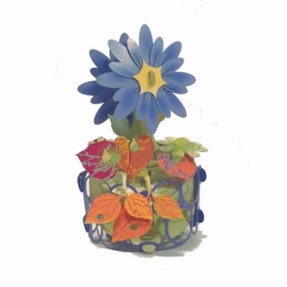 Blue Flower Popup card #24 - Image 5