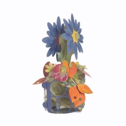 Blue Flower Popup card #24 - Image 6