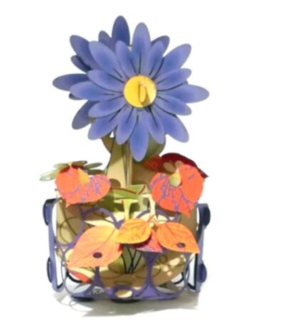 Blue Flower Popup card #24 - Image 7