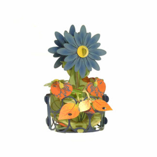 Blue Flower pop up card