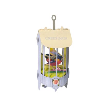 Modern Bird cage, pop-up card #69 - Image 2