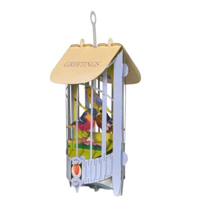 Modern Bird cage, pop-up card #69 - Image 4