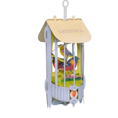 Modern Bird cage, pop-up card #69 - Image 7