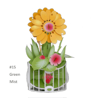 #15 Green mist popup flower