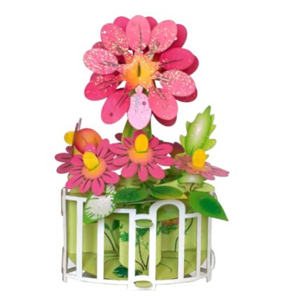 Pink Fall Flowers  Popup card #21 - Image 12
