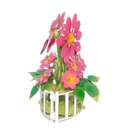 Pink Fall Flowers  Popup card #21 - Image 16