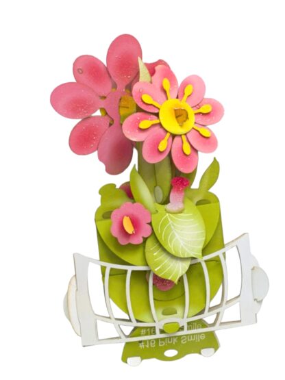 Pink Flower Popup card #16