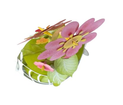 Pink Flower Popup card #16