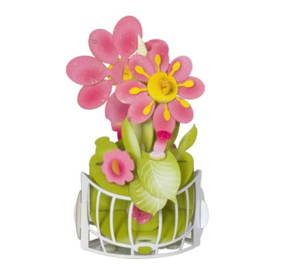 Pink Flower Popup card #16