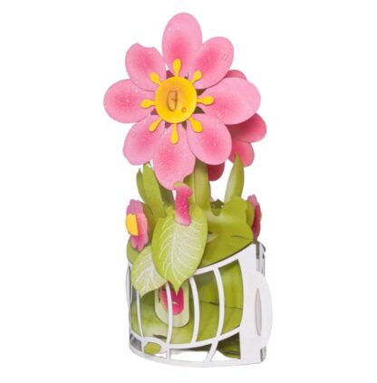 Pink Flower Popup card #16