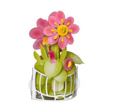 Pink Flower Popup card #16