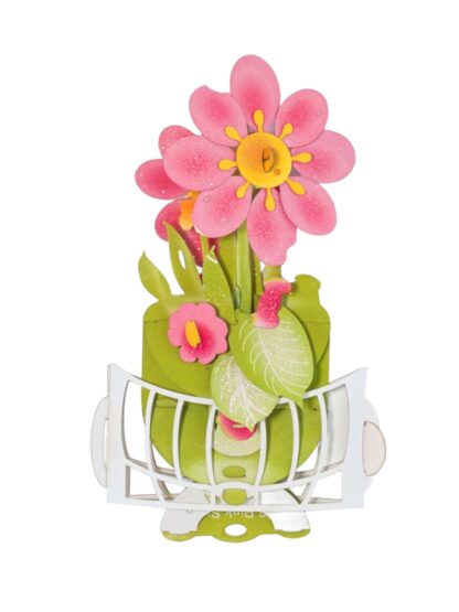 Pink Flower Popup card #16 Pink Flower Popup card #16