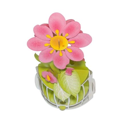 Pink Flower Popup card #16
