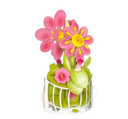 Pink Flower Popup card #16