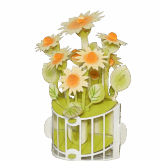 Sunflower pop up card #13