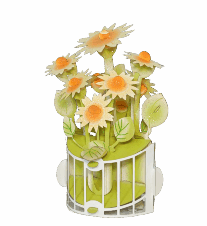 Sunflower pop up card #13