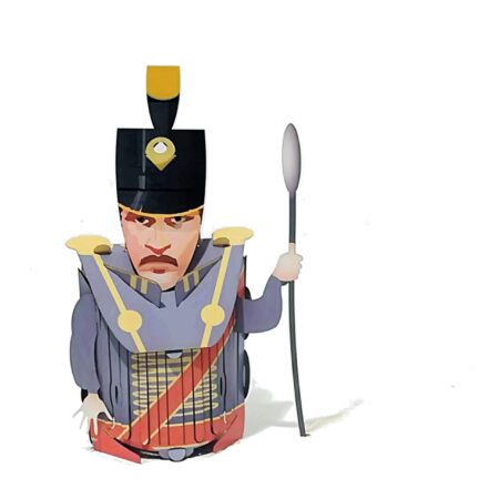 Napoleonic Soldier popup card #132