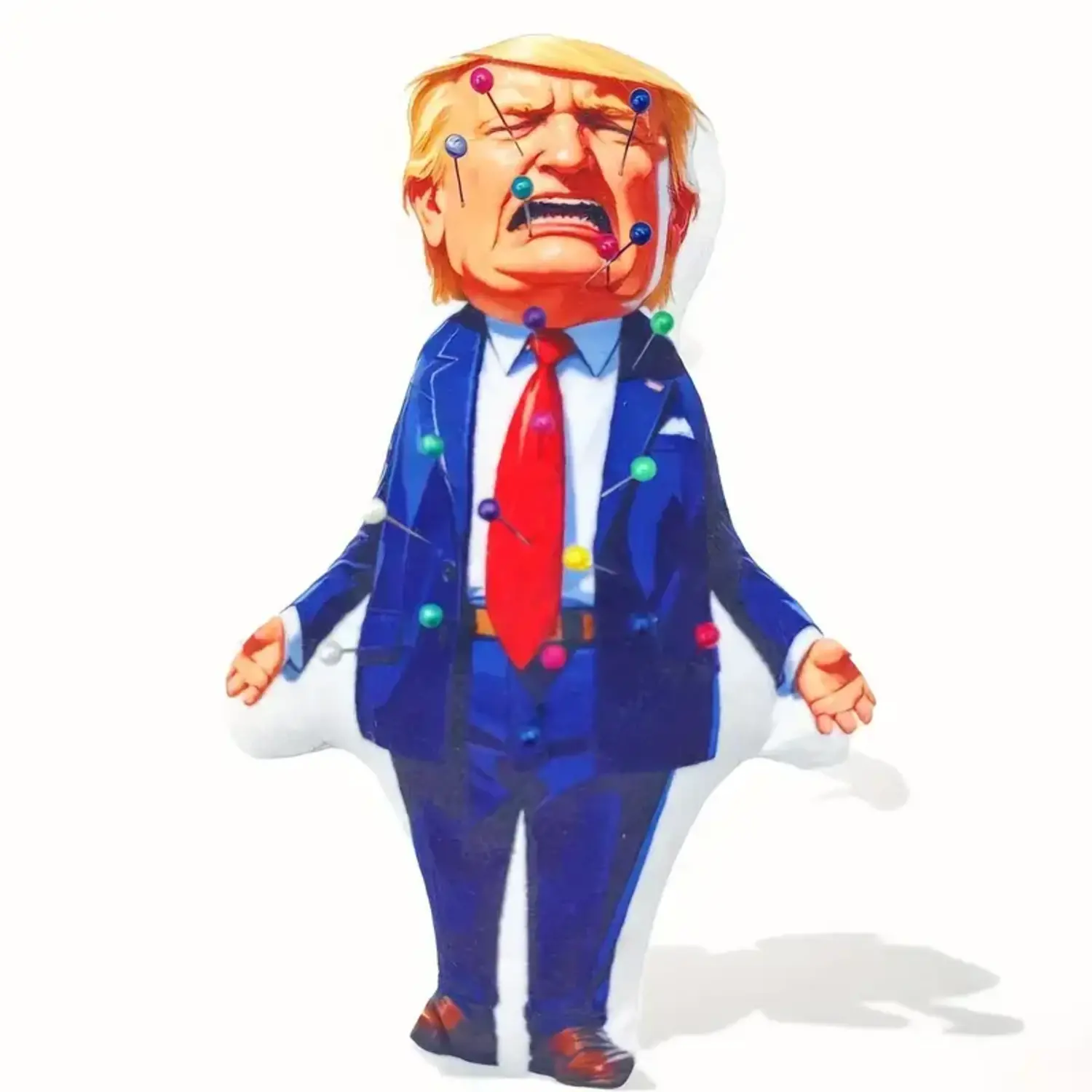 Trump woodo doll