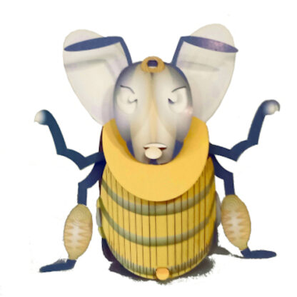 The Paper BEE!  Popup greeting card #46