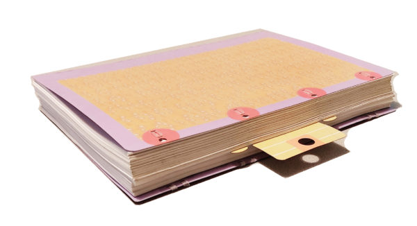 Spine-less binder (1 to 800 pages),  Yellow, A4 size, #17 - Image 8