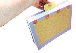 Ringless Binder with a BIG TAG