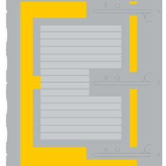 Yellow Ringless binder,