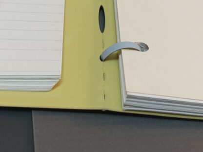 Yellow Ringless binder, A4, Refillable, #20 - Image 6