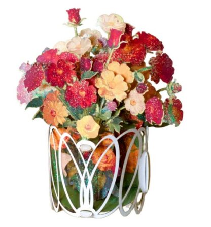Fresh Flowers bouquet, Pop-up greeting card. #55 - Image 13