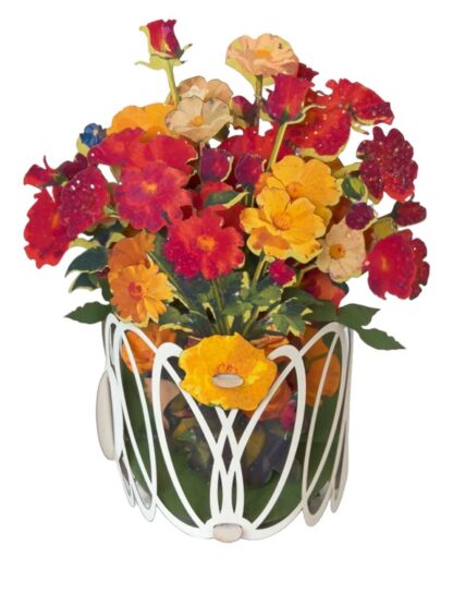 Fresh Flowers bouquet, Pop-up greeting card. #55 - Image 15