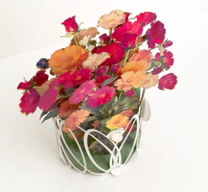 Fresh Flowers bouquet, Pop-up greeting card. #55 - Image 7