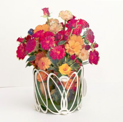 Fresh Flowers bouquet, Pop-up greeting card. #55 - Image 8