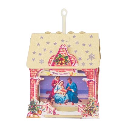 Traditional Christmas Creche, Pop-up greeting card. No.72 - Image 7