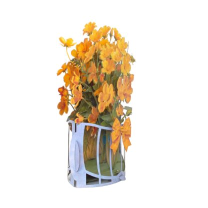 Buttercup flowers pop up card