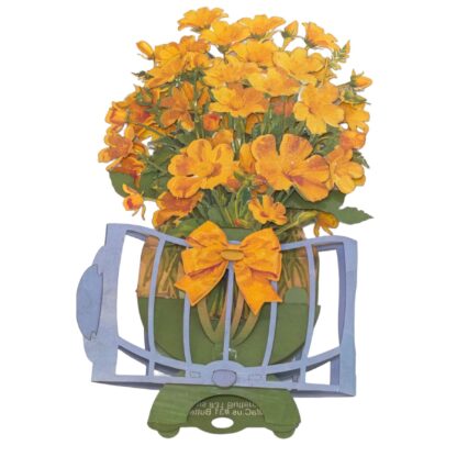 Buttercup flowers pop up card