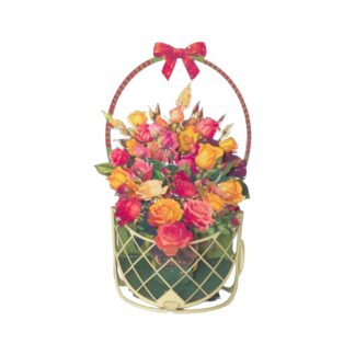 basket of flowers
