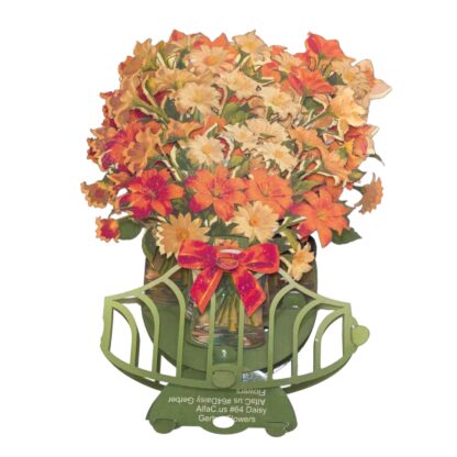 Tulips bouquet, Pop-up greeting card. #64 - Image 10