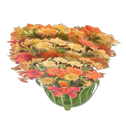 Tulips bouquet, Pop-up greeting card. #64 - Image 8