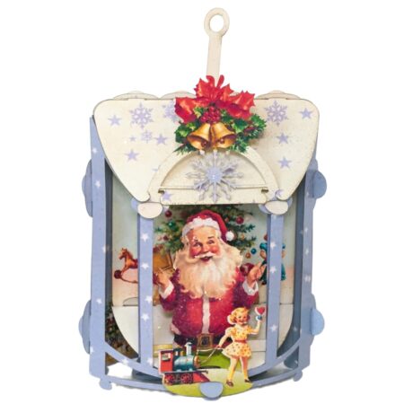 Santa's home, Pop-up greeting card. #71