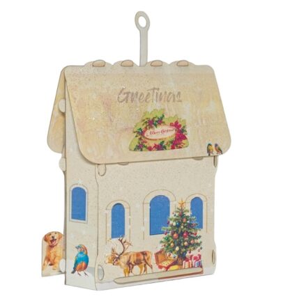 Modern Creche, Pop-up Christmas ornament, greeting card. #74 - Image 2