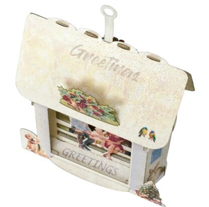 Modern Creche, Pop-up Christmas ornament, greeting card. #74 - Image 4