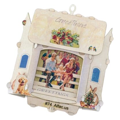 Modern Creche, Pop-up Christmas ornament, greeting card. #74 - Image 9