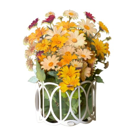 Daises bouquet, Popup greeting card. #52