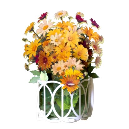 Daises bouquet, Popup greeting card. #52 - Image 3