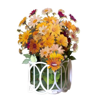 Daises bouquet, Popup greeting card. #52 - Image 9