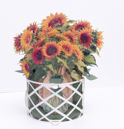 Sunflowers pop-up greeting card. #56 - Image 6